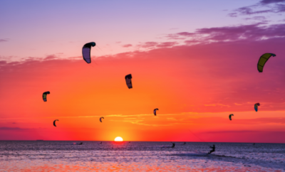 Kitesurfing